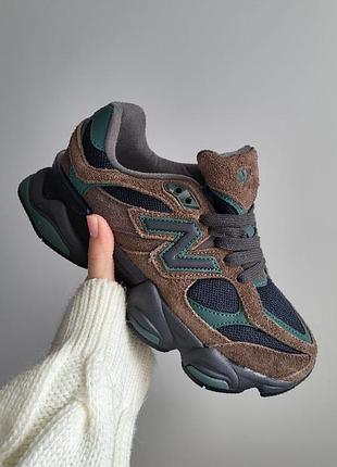 Кроссовки new balance 9060 brown