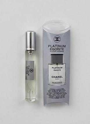 Парфуми міні чоловічі chanel egoiste platinum 20 мл духи шанель егоїст платинум