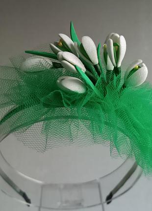 Обруч подснежник, ободок подснужник