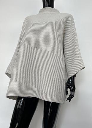Італійський светрик в рубчик merino wool cashmere