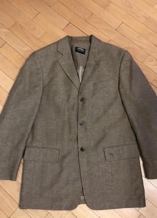 Піджак чоловічий льняний camel