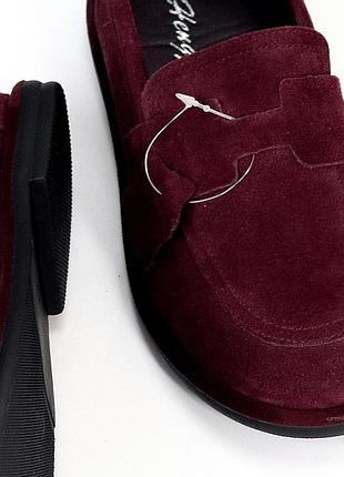 Удобные замшевые анатомические лоферы