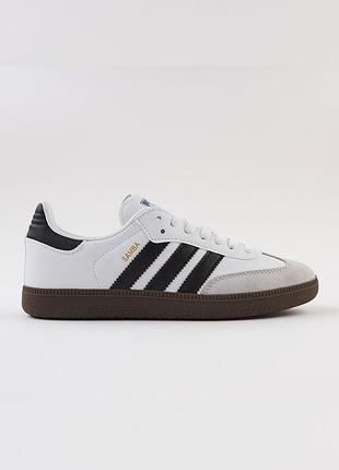Кросівки adidas samba white/black