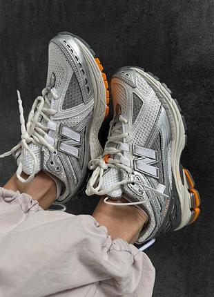 New balance 1906 white grey orange