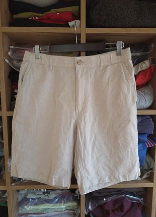 Шорти uniqlo linen blend shorts