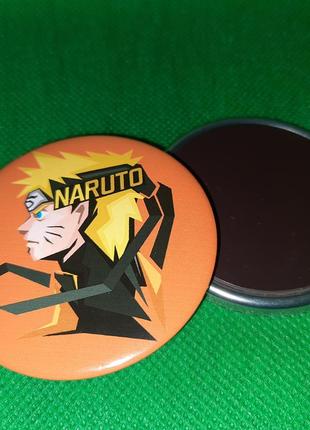 Круглий магніт наруто аніме naruto