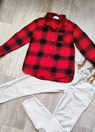 Рубашка h&amp;m 8-9 р