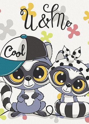 Картина по номерам. art craft "крутые еноты" 30х30 см 15535-ac