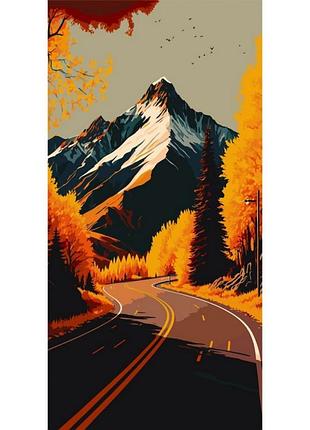 Картина за номерами "осінній спокій" 11025-ac 40x80 см