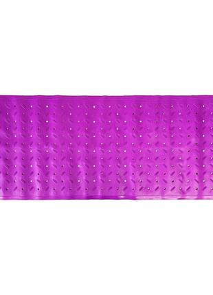 Коврик в ванную комнату на присосках mgz-0901(violet) 35х95 см
