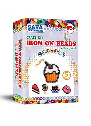 Магниты с термомозаики "сладости" (tm-007) набор для творчества