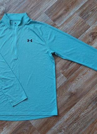 Кофта (лонгслив) armour tech textured aqua blue 3