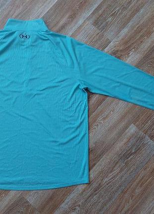 Кофта (лонгслив) armour tech textured aqua blue 5