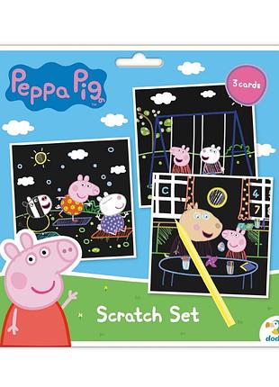 Набор гравюр peppa pig "игра с друзьями" dodo 200186