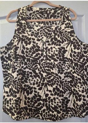 Блуза майка хлопок летняя р. 2хл  f&f