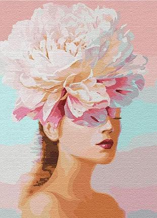 Картина по номерам. "цветочные мысли" 40*50см kho4765