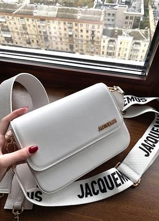 Сумка jacquemus white 2