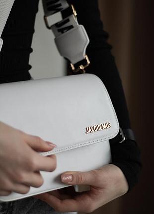 Сумка jacquemus white 3