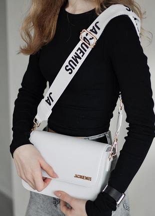 Сумка jacquemus white 4