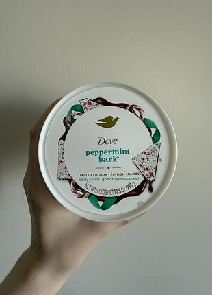 Скраб для тіла dove peppermint bark