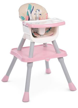 Стільчик для годування 3 в 1 m 5672-8 рожевий