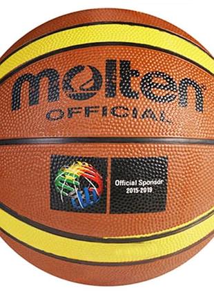 Мяч баскетбольный basic r7 ne-bas-mlt7 № 7 баскетбольный basic