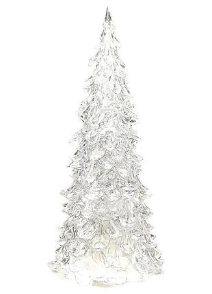 Декоративна ялинка cx led 17 см, прозора прозорий