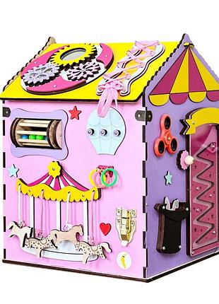 Развивающая игрушка бизикуб "цирк" st413535002, 41 х 35 см