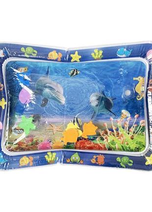 Надувний дитячий водний килимок "дельфіни" mgz-0905