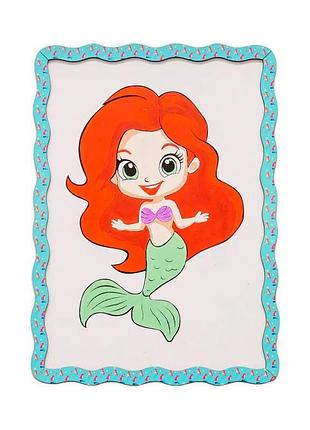 Детский набор для росписи по дереву "русалка" puz-22963 формат а4