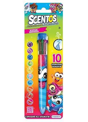 Многоцветная ароматная шариковая ручка волшебное настроение w3 scentos 11779-2(blue)