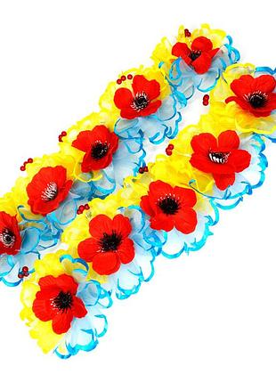 Детская резинка для волос "маки" 0108-383