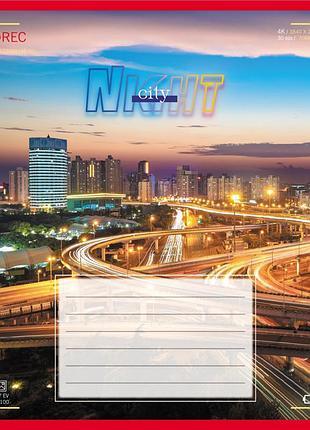 Зошит учнівський "вогні міста" 024-560145l-3 в лінію, 24 аркуші