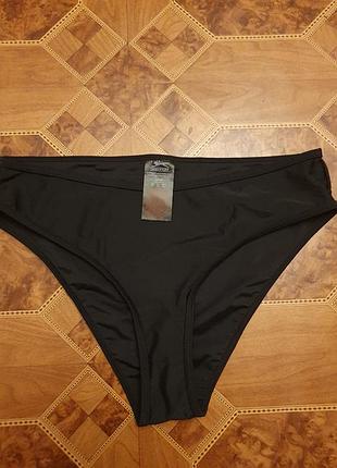 Купальник, чорні плавки