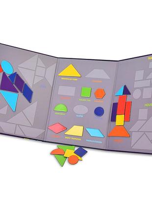 Детская развивающая игра "магнитный танграм" 8326-2, 27 деталей