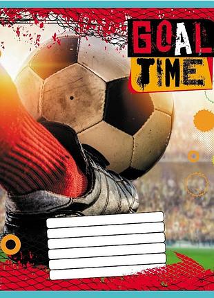 Тетрадь ученическая "мяч" 012-510027c-3 в косую линию, 12 листов