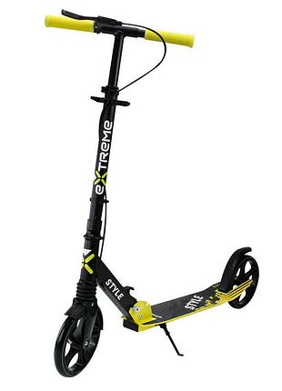 Самокат городской 2-х колесный scooter extreme sk211(yellow) желтый
