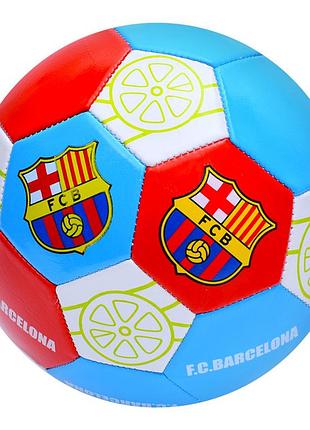 Мяч футбольный en 3311(blue-1) 21,3 см, пвх, размер 5, 260-280 грамм