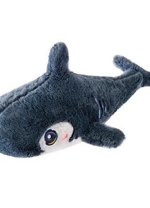 Детская мягкая игрушка "акула" k15248(blue) голубой, размер 45 см