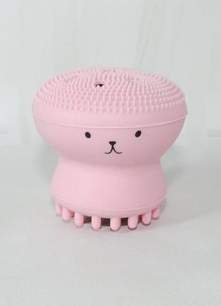 Силиконовая щетка для очищения лица. (1500065)