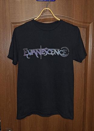 Футболка evanescence эванесенс футболка с группой рокерская