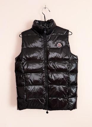 Чоловіча жилетка безрукавка пухова moncler жилет