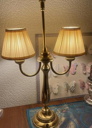Торшер лампа латунь англія