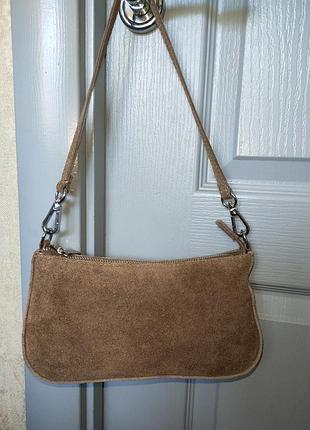 Сумка brandy melville из натуральной замши