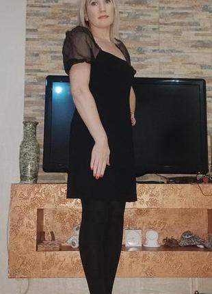 Платье миди праздничное элегантное zara