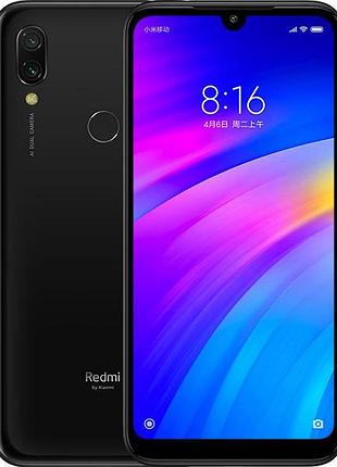 Смартфон xiaomi redmi 7 64gb black 12 мп + 2 мп 4000 мач 6.26"