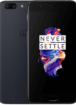 Смартфон oneplus 5 8/128gb slate grey 2sim 16+20 мп gps 5.5"