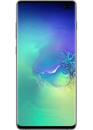 Смартфон samsung galaxy s10+ (g975f) 8/128gb green 1sim lte 6.4" 3040x1440 522 ppi 4100 mah 4k uhd ip68 nfc