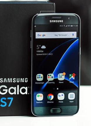 Смартфон samsung galaxy s7 g930 2 sim black 5.1" 4/32gb 3000 mah