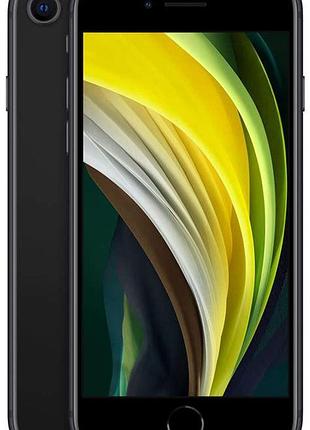 Смартфон apple iphone se (2020) 128gb black 4.7" retina a13 bionic touch id 12 мп ip67 ios nfc